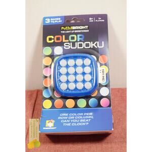 Brainwright Puzzle Bright Color Sudoku Electronic Game